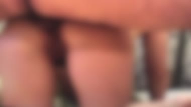 バックからアナル😍