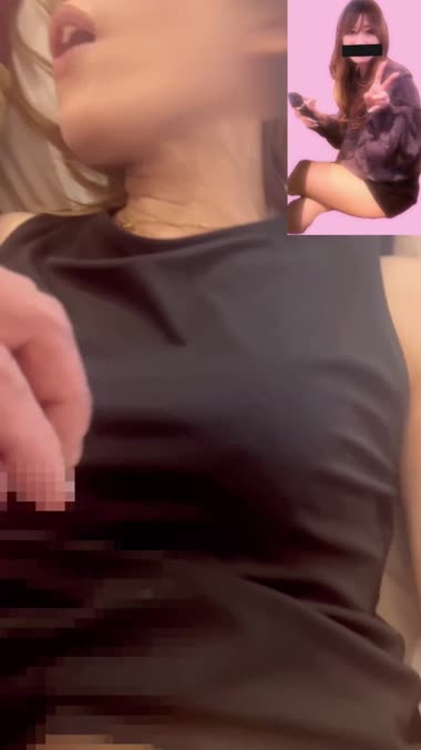 電マを持たされて半ば強制オナ