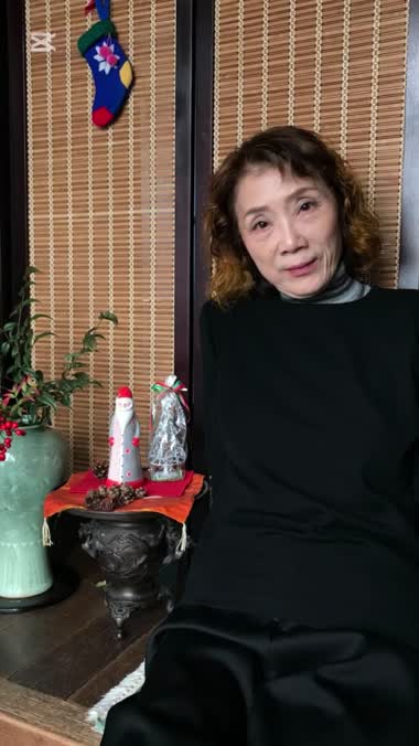 老女妻の着衣姿