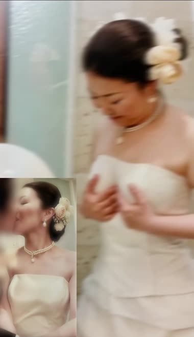 胸元の最終確認