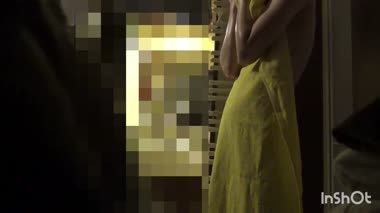 貧乳妻のお風呂上がり