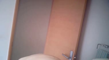 妻の入浴後の着替え