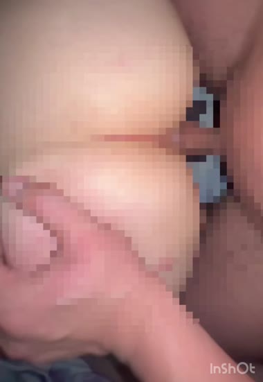 中出し　バック