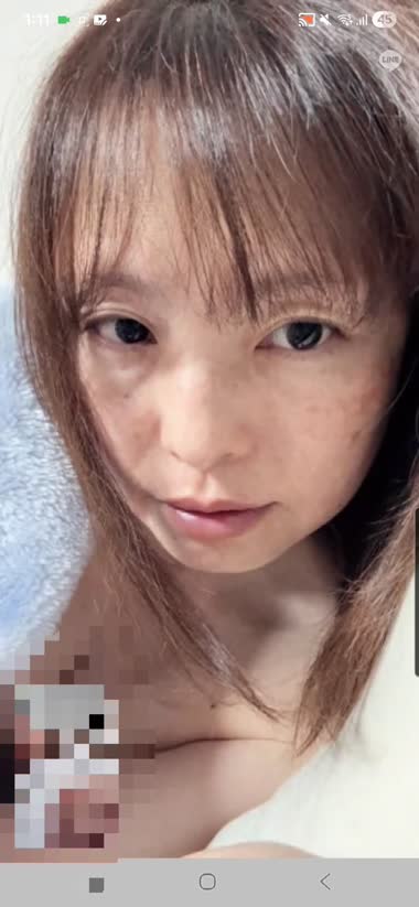 妻に見られながら