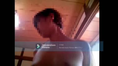 浴衣姿の妻の騎乗位プレイ