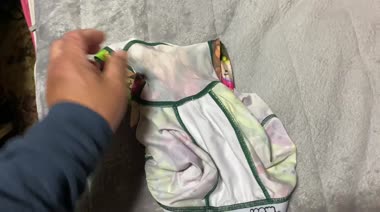 脱衣場12(脱いだパンツ)