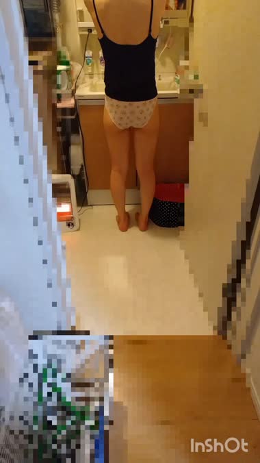 風呂上がりの妻