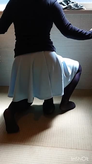 極太ディルドでお漏らし