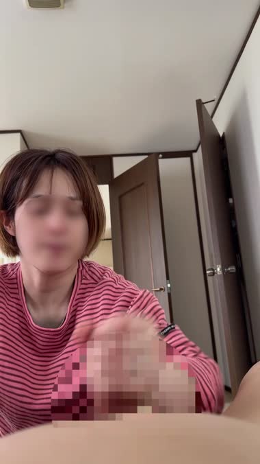 愛妻 着衣フェラ抜き