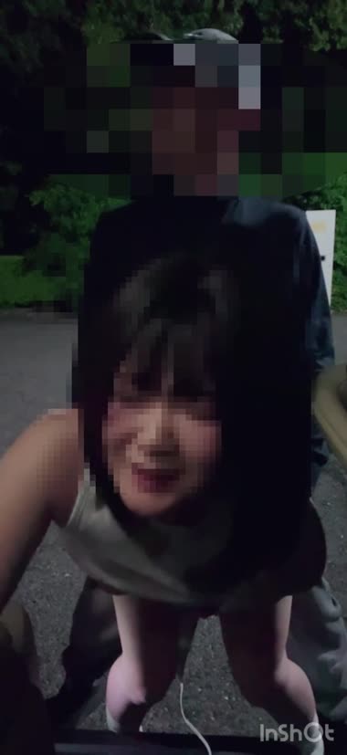 露出後そのままお外で