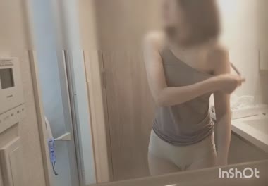 貧乳妻地味🩲 入浴前