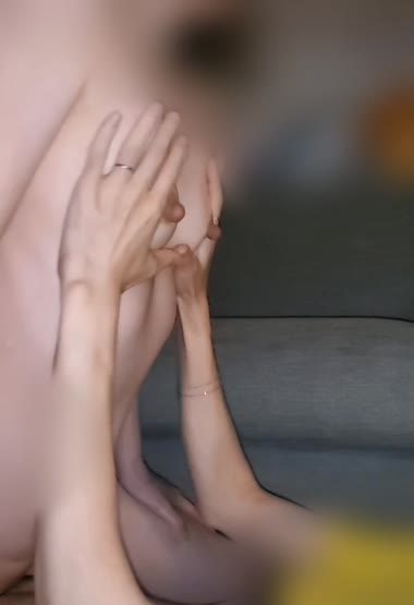 嫁の騎乗位