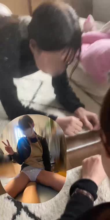 先生の着衣エッチ。