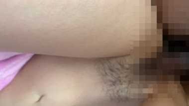 妻を鏡越しに側位バックで