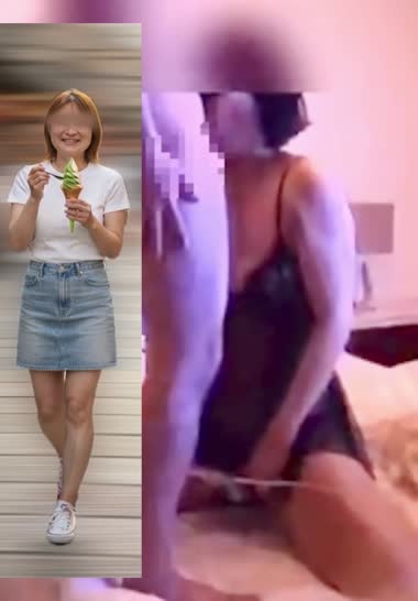 痴女妻のノーハンドフェラ