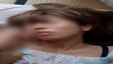 嫁に顔射
