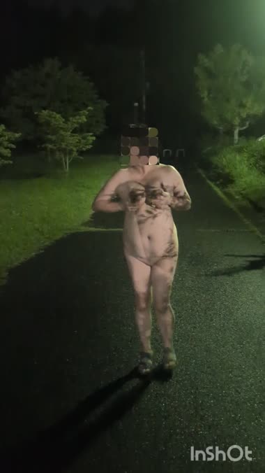 変態メス犬露出散歩